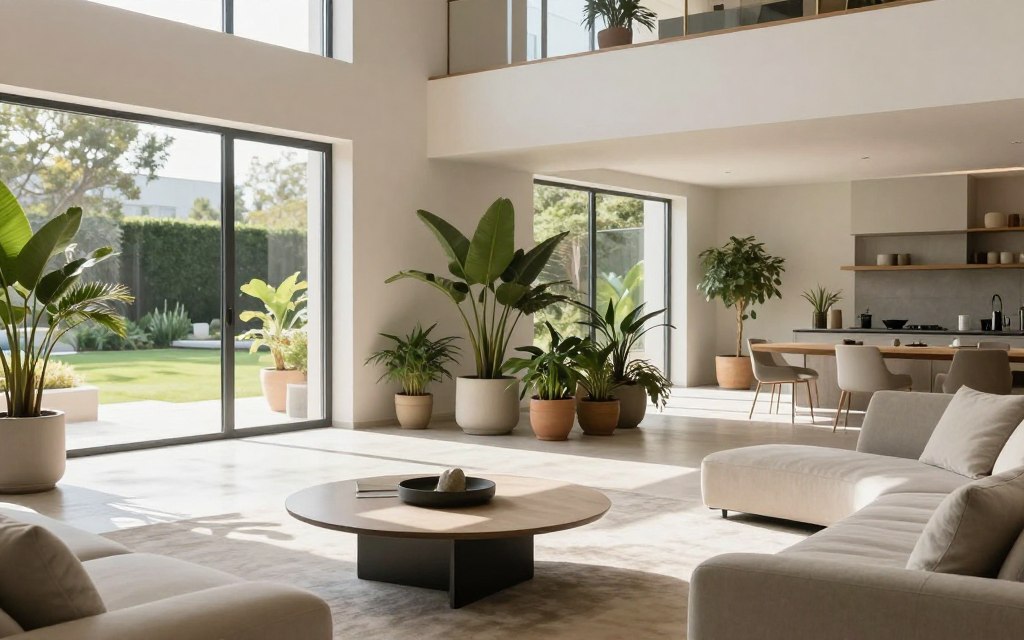 área de circulação