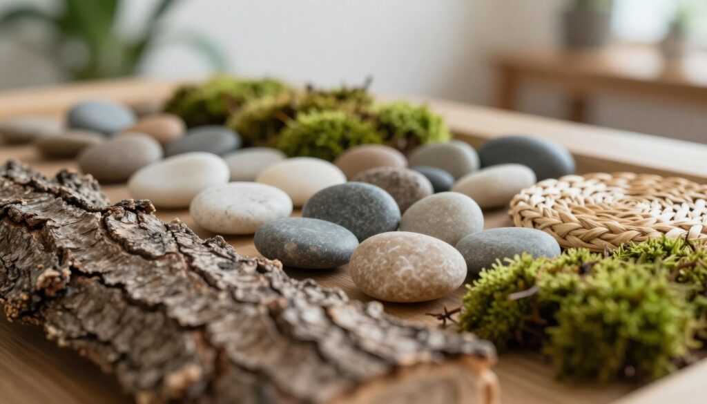 materiais naturais texturas