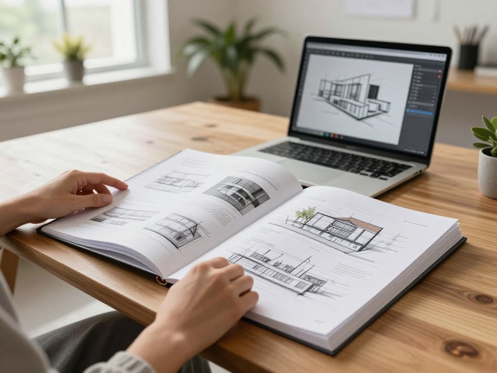 portfólio de arquitetura para estudante